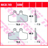 Garnituri frână TRW MCB749SRM