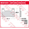 Garnituri frână TRW MCB752SRQ