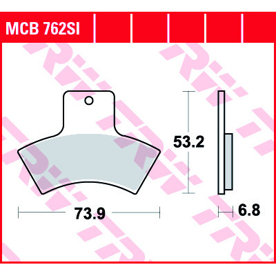 Garnituri frână TRW MCB762SI Garnituri frână TRW MCB762SI