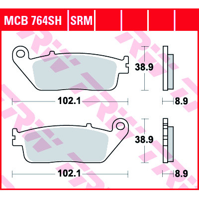 Garnituri frână TRW MCB764SH Garnituri frână TRW MCB764SH