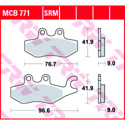 Garnituri frână TRW MCB771SRM Garnituri frână TRW MCB771SRM