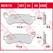 Garnituri frână TRW MCB776SV Garnituri frână TRW MCB776SV thumb