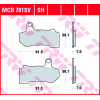 Garnituri frână TRW MCB781SH