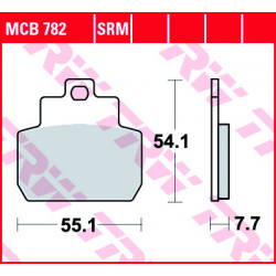 Garnituri frână TRW MCB782SRM