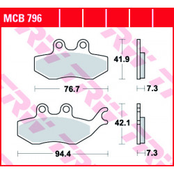 Garnituri frână TRW MCB796