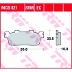 Garnituri frână TRW MCB821 Garnituri frână TRW MCB821 thumb