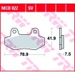 Garnituri frână TRW MCB822 thumb
