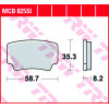 Garnituri frână TRW MCB825SI