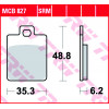 Garnituri frână TRW MCB827