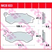 Garnituri frână TRW MCB833 thumb