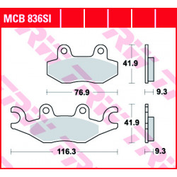 Garnituri frână TRW MCB836SI Garnituri frână TRW MCB836SI