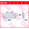 Garnituri frână TRW MCB839