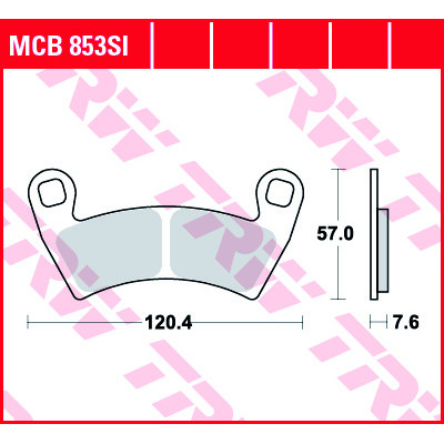 Garnituri frână TRW MCB853SI Garnituri frână TRW MCB853SI