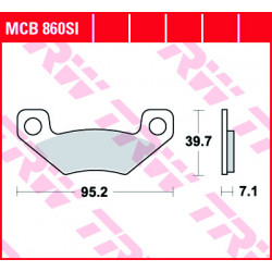 Garnituri frână TRW MCB860SI Garnituri frână TRW MCB860SI