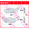 Garnituri frână TRW MCB862SI