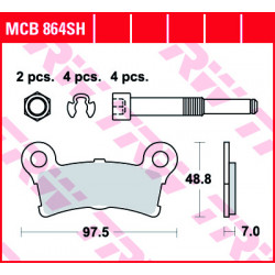 Garnituri frână TRW MCB864SH Garnituri frână TRW MCB864SH