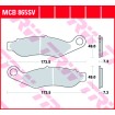 Garnituri frână TRW MCB865SV thumb