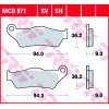 Garnituri frână TRW MCB871SV