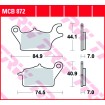 Garnituri frână TRW MCB872 Garnituri frână TRW MCB872 thumb