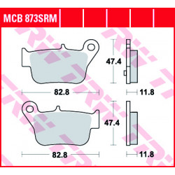 Garnituri frână TRW MCB873SRM