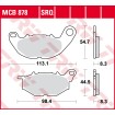 Garnituri frână TRW MCB878 thumb