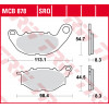 Garnituri frână TRW MCB878SRQ