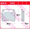 Garnituri frână TRW MCB99CRQ Garnituri frână TRW MCB99CRQ thumb