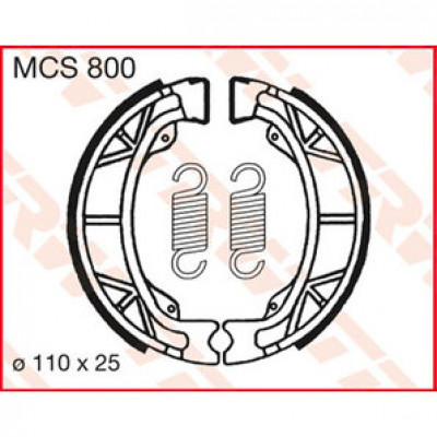 Garnituri frână TRW MCS800