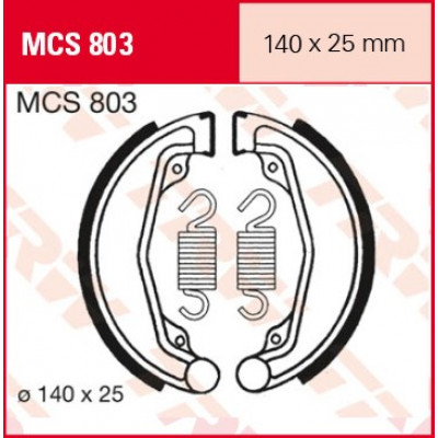 Garnituri frână TRW MCS803 Garnituri frână TRW MCS803