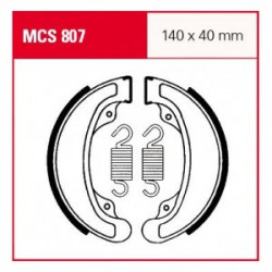 Garnituri frână TRW MCS807 Garnituri frână TRW MCS807