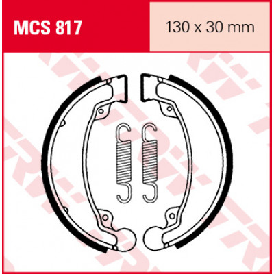 Garnituri frână TRW MCS817 Garnituri frână TRW MCS817