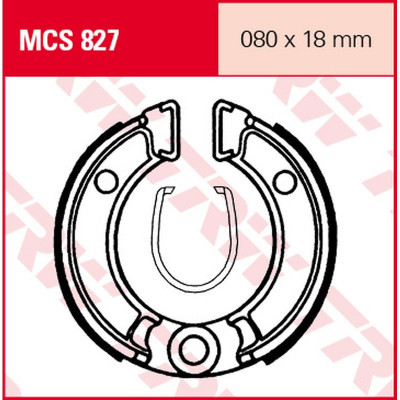 Garnituri frână TRW MCS827 Garnituri frână TRW MCS827