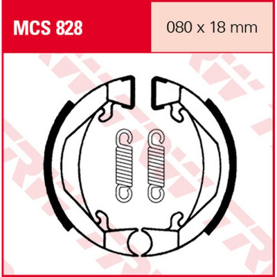 Garnituri frână TRW MCS828 Garnituri frână TRW MCS828