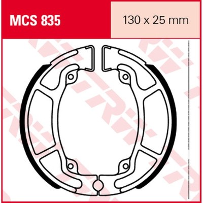 Garnituri frână TRW MCS835 Garnituri frână TRW MCS835