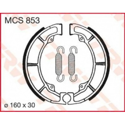 Garnituri frână TRW MCS853 Garnituri frână TRW MCS853
