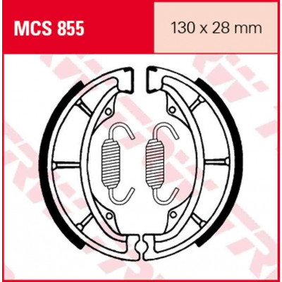 Garnituri frână TRW MCS855 Garnituri frână TRW MCS855