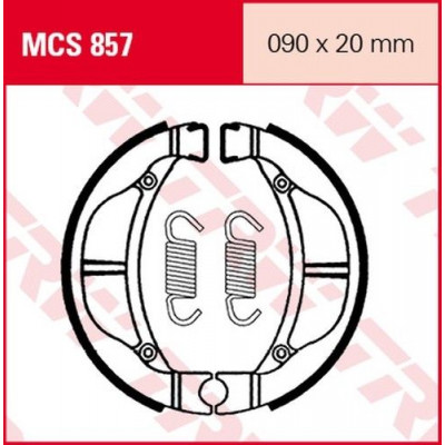 Garnituri frână TRW MCS857 Garnituri frână TRW MCS857