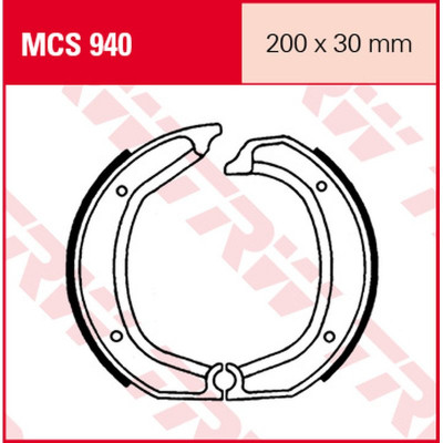 Garnituri frână TRW MCS940 Garnituri frână TRW MCS940