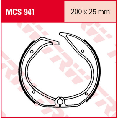 Garnituri frână TRW MCS941 Garnituri frână TRW MCS941