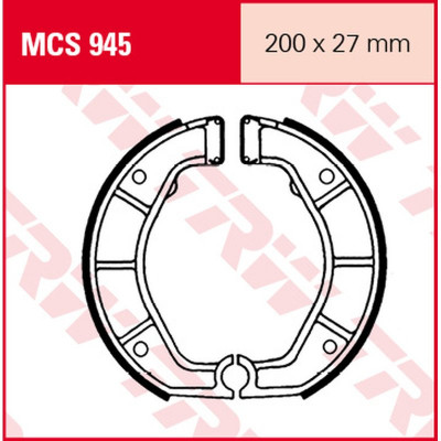 Garnituri frână TRW MCS945 Garnituri frână TRW MCS945