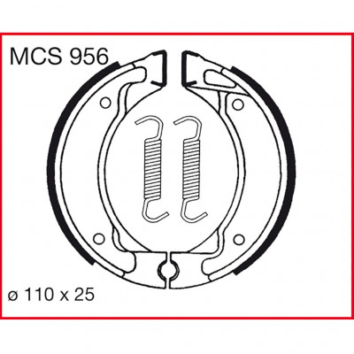 Garnituri frână TRW MCS956 Garnituri frână TRW MCS956