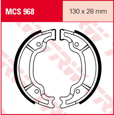 Garnituri frână TRW MCS968 Garnituri frână TRW MCS968