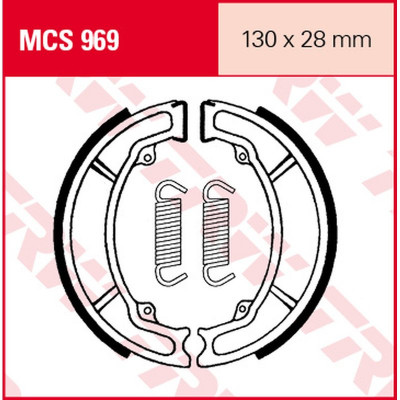 Garnituri frână TRW MCS969 Garnituri frână TRW MCS969