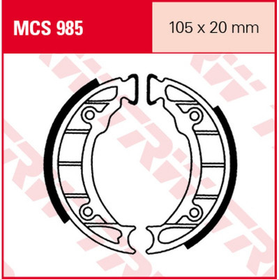 Garnituri frână TRW MCS985 Garnituri frână TRW MCS985