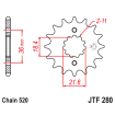 Pinion față JTF280,13 thumb