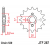 Pinion față JTF287,13 thumb