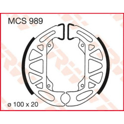 Garnituri frână TRW MCS989 Garnituri frână TRW MCS989