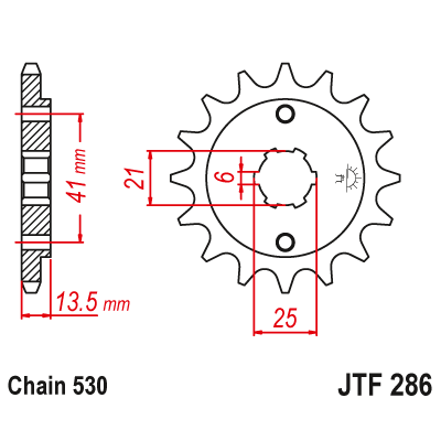 Pinion față JTF286,15 Pinion față JTF286,15