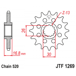 Pinion față JTF1269,14 Pinion față JTF1269,14