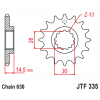 Pinion față JTF335,15